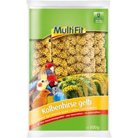 Produktbild von MultiFit Kolbenhirse gelb für Sittiche und Kanarienvögel ohne tierisches Protein 300g