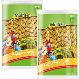 MultiFit Kolbenhirse gelb für Vögel ohne tierisches Protein 2x300 g - 2 x 300 g – Bild 1 von 1