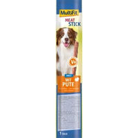 Produktbild von MultiFit Meatsticks Belohnungssnack Pute mit hohem Fleischanteil 25x12 g - 25 x 12 g