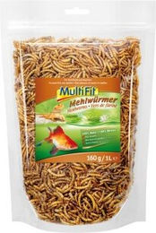 Produktbild von MultiFit Mehlwürmer für Fische 160 g - 160 g