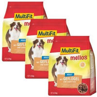 Produktbild von MultiFit Mellos Hundetraining Geflügel und Karotten ohne Farb- und Aromastoffe 3x1,5 kg - 3 x 1,5 kg