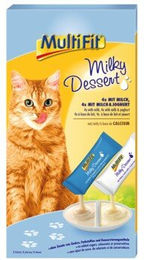 Produktbild von MultiFit Milky Desserts Creme für erwachsene Katzen 88x10g - 88 x 10 g