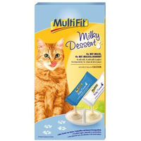 Produktbild von MultiFit Milky Desserts Creme für erwachsene Katzen 88x10g - 88 x 10 g