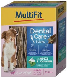 MultiFit Mint DentalCare Sticks Junior Zahnpflege-Snack für Welpen 28 Stück – Bild 1 von 3