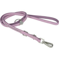 Produktbild von MultiFit More Deluxe Hundeleine aus Kunstleder mit Strass-Applikationen Lila Größe S