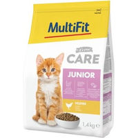Produktbild von MultiFit MultiFt Care Trockenfutter Katze Junior Huhn ohne Zucker 1,4 kg - 1,4 kg