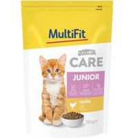 Produktbild von MultiFit MultiFt Care Trockenfutter Katze Junior Huhn ohne Zucker 750 g - 750 g