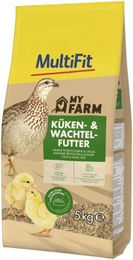 Produktbild von MultiFit MyFarm Küken- und Wachtelfutter Hauptfutter 5kg