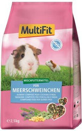MultiFit Nagerfutter für Meerschweinchen Hauptfutter ohne Zucker und Konservierungsstoffe 2,5 kg - 2,5 kg – Bild 1 von 2