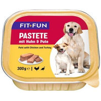 Produktbild von MultiFit Nassfutter Hund Pastete mit Huhn und Pute Adult 18x300 g ohne Zucker und Konservierungsstoffe