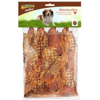 Produktbild von MultiFit native Hühnerbrustfilets Trockenfleisch für Welpen Monoprotein 1kg - 1 kg