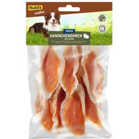Produktbild von MultiFit native Kaninchenohren mit Huhn Naturkauartikel zur Zahnpflege für alle Altersstufen 6x80g - 6 x 80 g