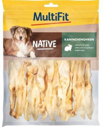 MultiFit Native Naturkauartikel Kaninchenohren für alle Altersstufen 2x100 g - 100 g – Bild 1 von 2