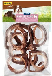 Produktbild von MultiFit native Rinderschlund mit Lamm Naturkauartikel für Hunde Adult 8x50g - 8 x 50 g