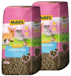 MultiFit Natur-Strohstreu Unterstreu 2x24 kg - 2 x 24 kg – Bild 1 von 3