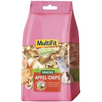 Produktbild von MultiFit Nature Apfelchips Snacks für Papageien 70 g