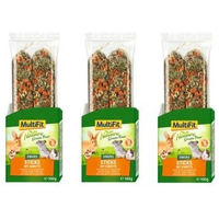 Produktbild von MultiFit Nature Getreidefreie Knabberstangen Karotte Snack für Kaninchen 240g - 3 x 2 Stk.