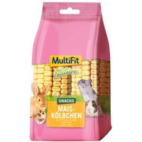 Produktbild von MultiFit Nature Maiskölbchen Snacks für Nager 200g