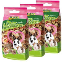 Produktbild von MultiFit Nature Snacks Früchte & Gemüse für Kaninchen 3x100g