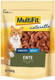 Produktbild von MultiFit naturelle Hundeleckerli Ente 4x50g - 4 x 50 g