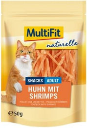 MultiFit Naturelle Junior Hund Leckerli Huhn mit Garnele 4x50g - 4 x 50 g – Bild 1 von 2
