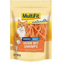 Produktbild von MultiFit Naturelle Junior Hund Leckerli Huhn mit Garnele 4x50g - 4 x 50 g