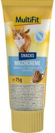 Produktbild von MultiFit Paste Milchcreme mit Geflügel für erwachsene Katzen 3x75 g