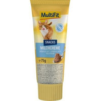 Produktbild von MultiFit Paste Milchcreme mit Geflügel für erwachsene Katzen 3x75 g