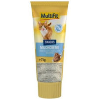 Produktbild von MultiFit Paste Milchcreme mit Geflügel für erwachsene Katzen 75 g