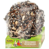 Produktbild von MultiFit Schlemmer-Weidenkugel Knabberspielzeug aus Weide 300g - 300 g