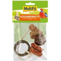 Produktbild von MultiFit Schlemmerkette Intelligenzspielzeug für Vögel ohne tierisches Protein 100g - 100 g