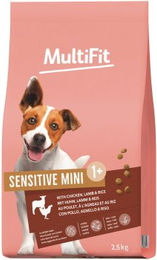MultiFit Sensitive Trockenfutter für Hunde Adult Mini Lamm Huhn und Reis 2,5kg – Bild 1 von 1