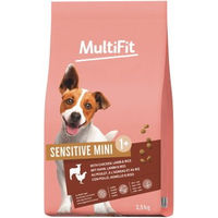 Produktbild von MultiFit Sensitive Trockenfutter für Hunde Adult Mini Lamm Huhn und Reis 2,5kg