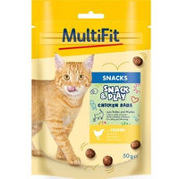 Produktbild von MultiFit Snack&Play Chicken Balls Hundeleckerli Huhn 50 g - 50 g