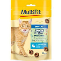 Produktbild von MultiFit Snack&Play Leckerli Tuna Rings Thunfisch 50 g - 50 g