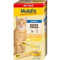 Produktbild von MultiFit SnackCream Katzen Creme für Kitten Geflügel und Huhn 360 g