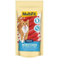 Produktbild von MultiFit Snackwürste Thunfisch Leckerli 36x9 g