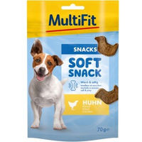 Produktbild von MultiFit Soft Snack Belohnungssnack Huhn 3x70g