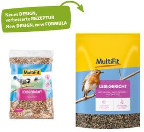 Produktbild von MultiFit Streufutter für Meisen und Wildvögel Ganzjährig 10 kg - 10 kg