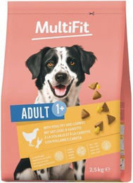 MultiFit Trockenfutter Hund Adult Geflügel und Fisch ohne Zucker 2,5 kg – Bild 1 von 1