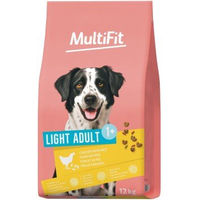 Produktbild von MultiFit Trockenfutter Hund Adult Light Huhn mit Reis ohne Zucker 12 kg - 12 kg