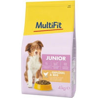 Produktbild von MultiFit Trockenfutter Hund Junior mit Geflügel und ohne Zucker 4 kg