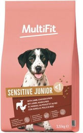 MultiFit Trockenfutter Hund Junior Sensitive mit Lamm und Huhn ohne Zucker 2,5 kg – Bild 1 von 1