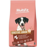 Produktbild von MultiFit Trockenfutter Hund Junior Sensitive mit Lamm und Huhn ohne Zucker 2,5 kg