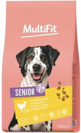 Produktbild von MultiFit Trockenfutter Hund Senior Huhn und Rind ohne Zucker 2,5 kg