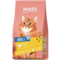 Produktbild von MultiFit Trockenfutter Katze Adult Huhn ohne Zucker und Konservierungsstoffe 2x4 kg - 2 x 4 kg
