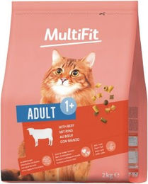 MultiFit Trockenfutter Katze Adult Rind ohne Zucker und Konservierungsstoffe 2 kg - 2 kg – Bild 1 von 2