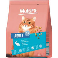 Produktbild von MultiFit Trockenfutter Katze Adult Thunfisch 2 kg ohne Zucker und Konservierungsstoffe - 2 kg