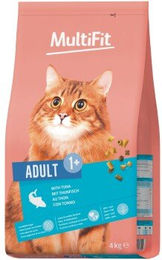 Produktbild von MultiFit Trockenfutter Katze Adult Thunfisch 4 kg ohne Zucker und Konservierungsstoffe - 4 kg