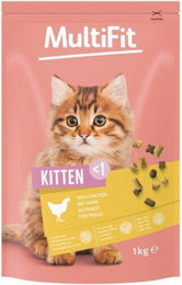 MultiFit Trockenfutter Katze Kitten Huhn ohne Zucker und Konservierungsstoffe 1 kg - 1 kg – Bild 1 von 2